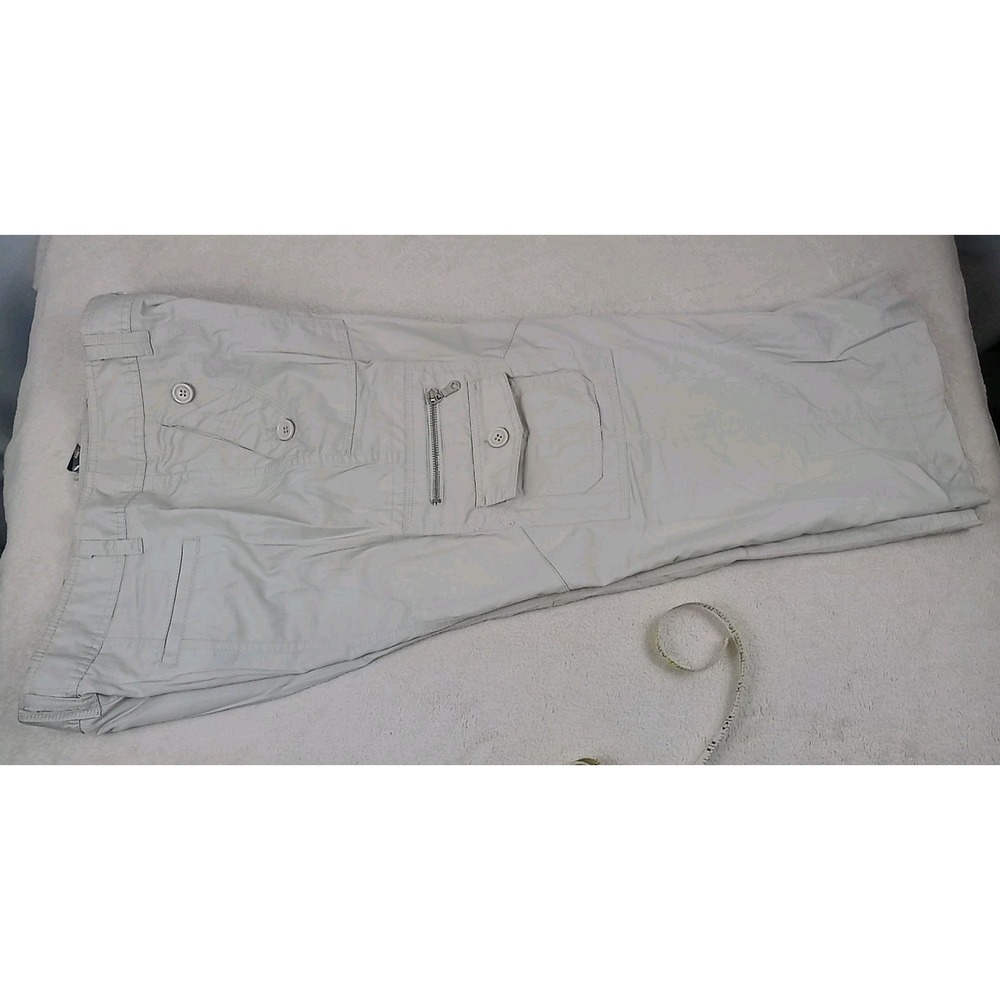 NWT Larry Levine Fashion Capri Pants Women's Size 10 Cargo Pants Crop Capri - Picture 7 of 11